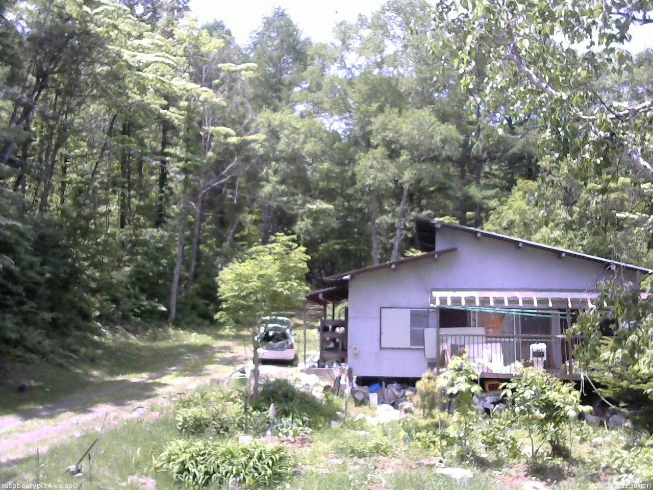 長野県菅平高原 ゆたか山荘 西側(坂上) 2026/06/01 11:30
