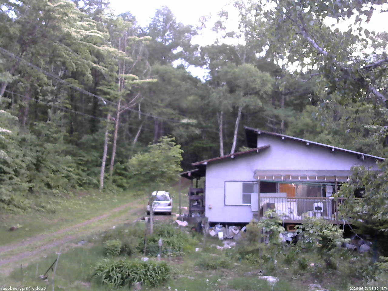 長野県菅平高原 ゆたか山荘 西側(坂上) 2026/06/01 18:30