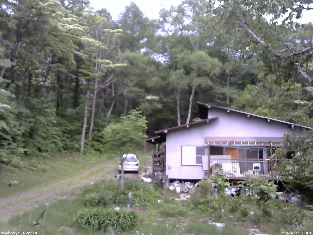 長野県菅平高原 ゆたか山荘 西側(坂上) 2026/06/02 05:00