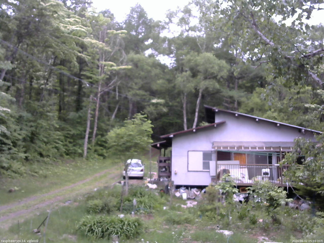 長野県菅平高原 ゆたか山荘 西側(坂上) 2026/06/02 05:30