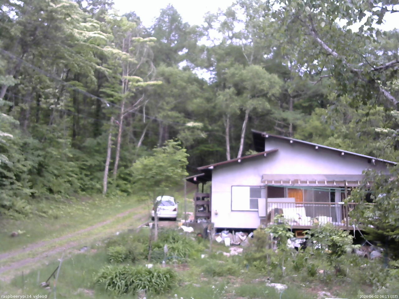 長野県菅平高原 ゆたか山荘 西側(坂上) 2026/06/02 06:15