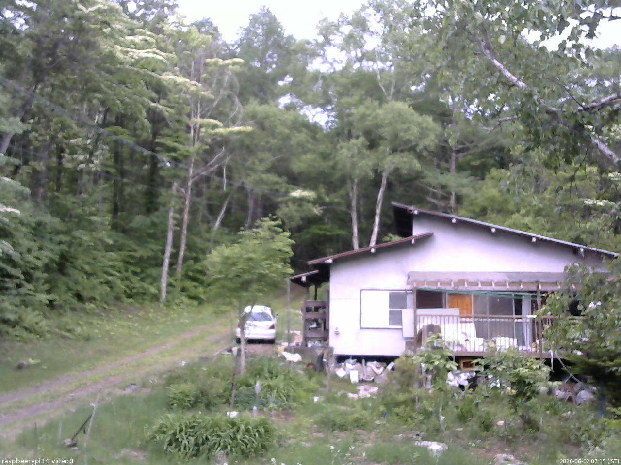 長野県菅平高原 ゆたか山荘 西側(坂上) 2026/06/02 07:15