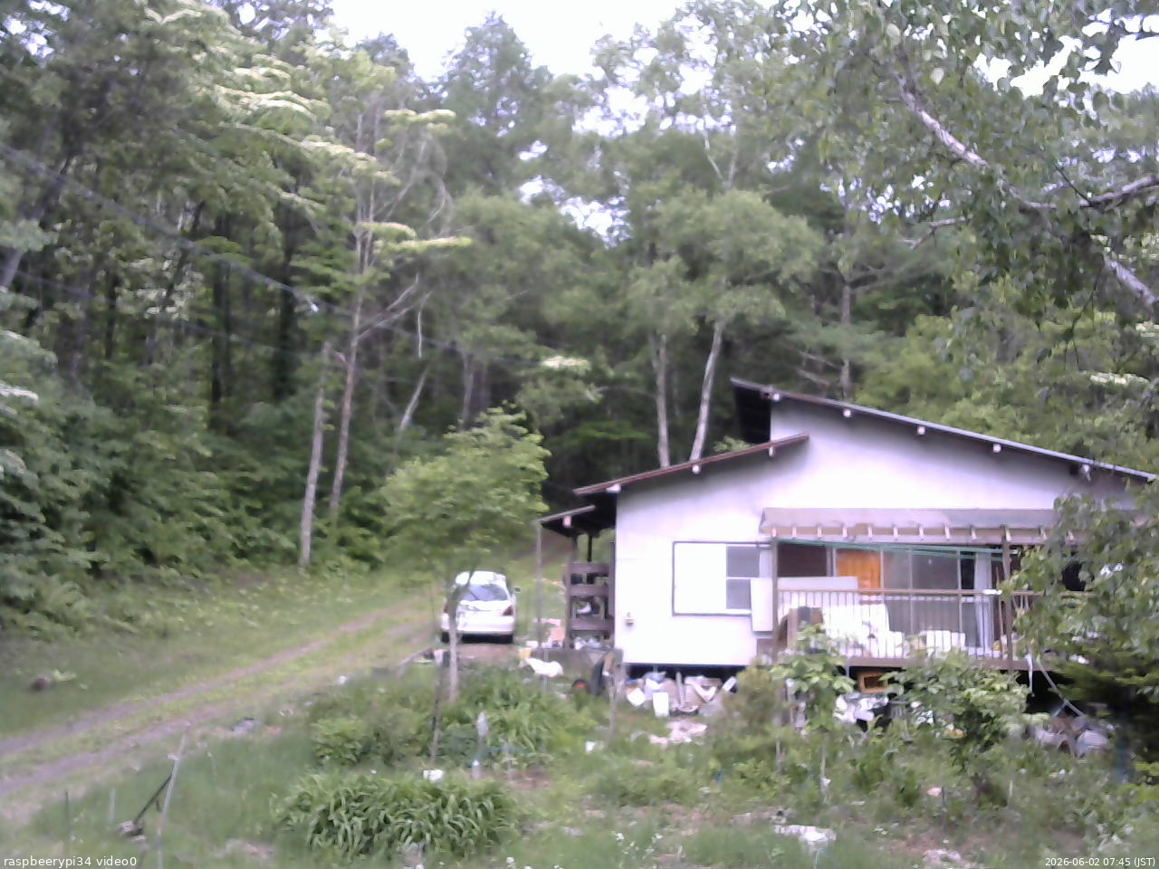 長野県菅平高原 ゆたか山荘 西側(坂上) 2026/06/02 07:45
