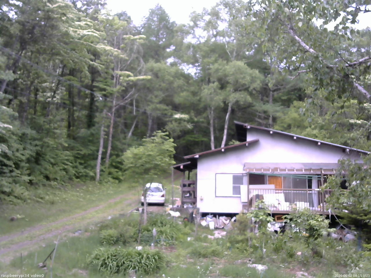 長野県菅平高原 ゆたか山荘 西側(坂上) 2026/06/02 08:15