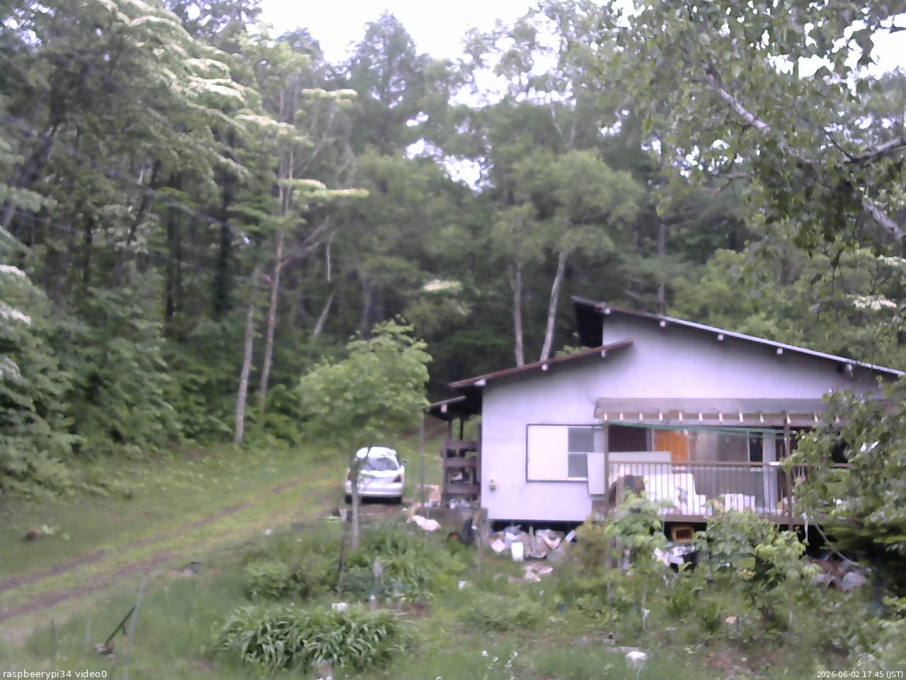 長野県菅平高原 ゆたか山荘 西側(坂上) 2026/06/02 17:45