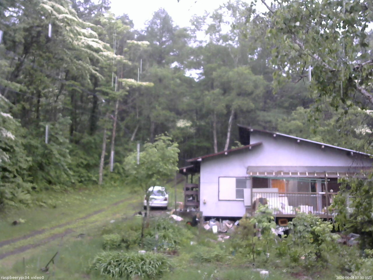 長野県菅平高原 ゆたか山荘 西側(坂上) 2026/06/03 07:30