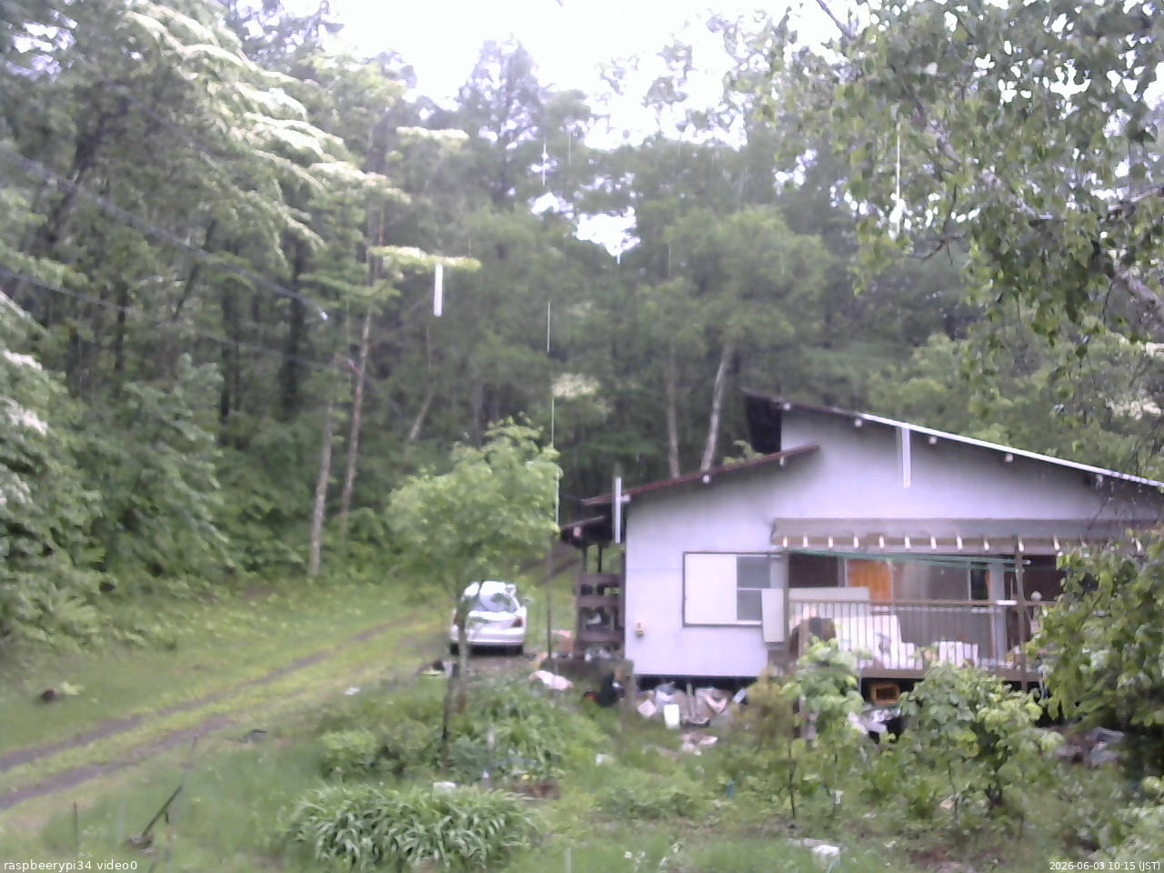 長野県菅平高原 ゆたか山荘 西側(坂上) 2026/06/03 10:15