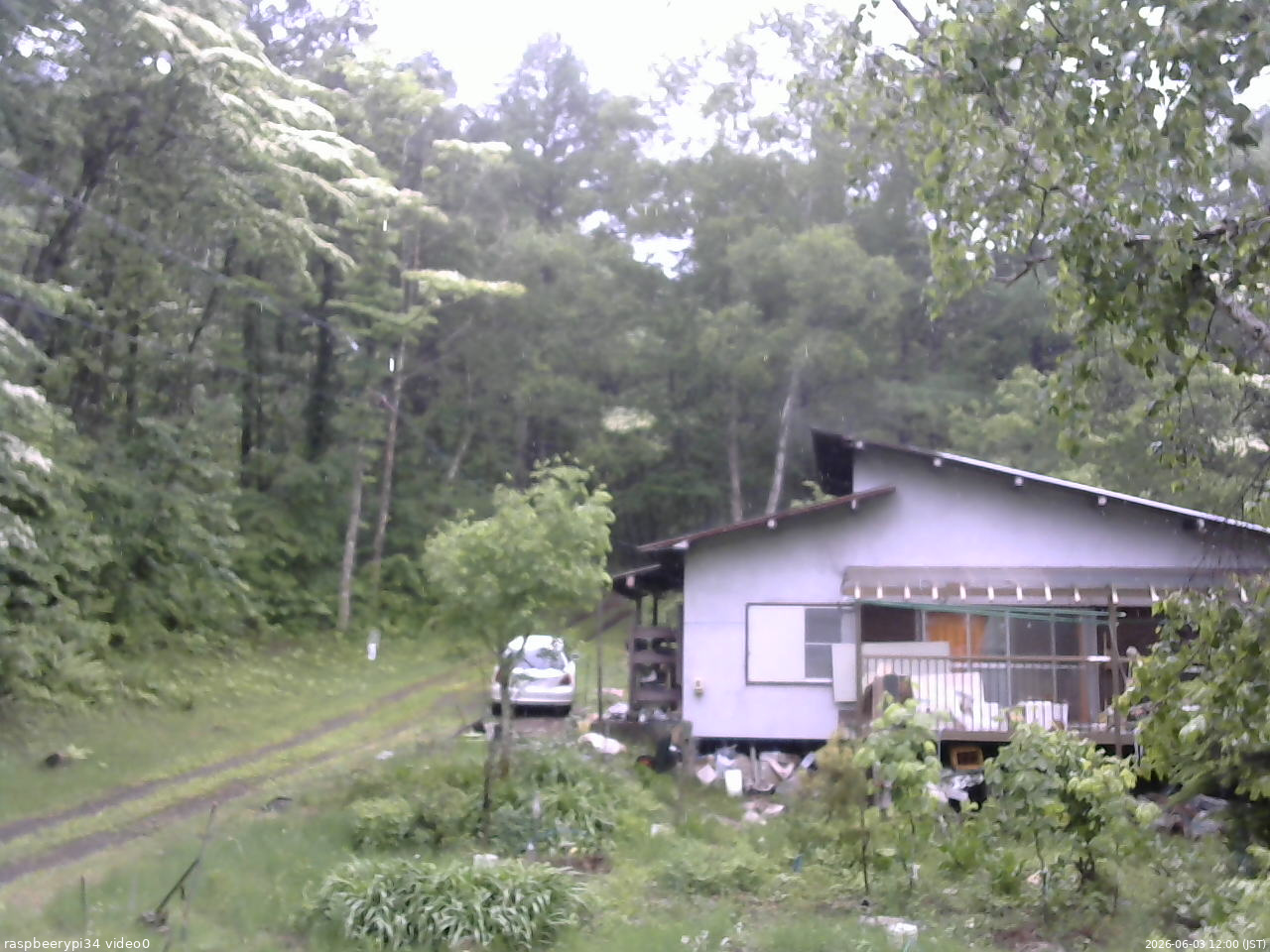 長野県菅平高原 ゆたか山荘 西側(坂上) 2026/06/03 12:00