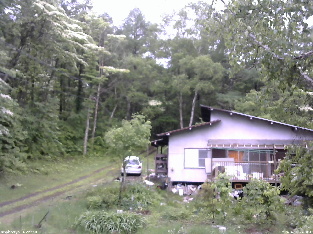 長野県菅平高原 ゆたか山荘 西側(坂上) 2026/06/03 12:45