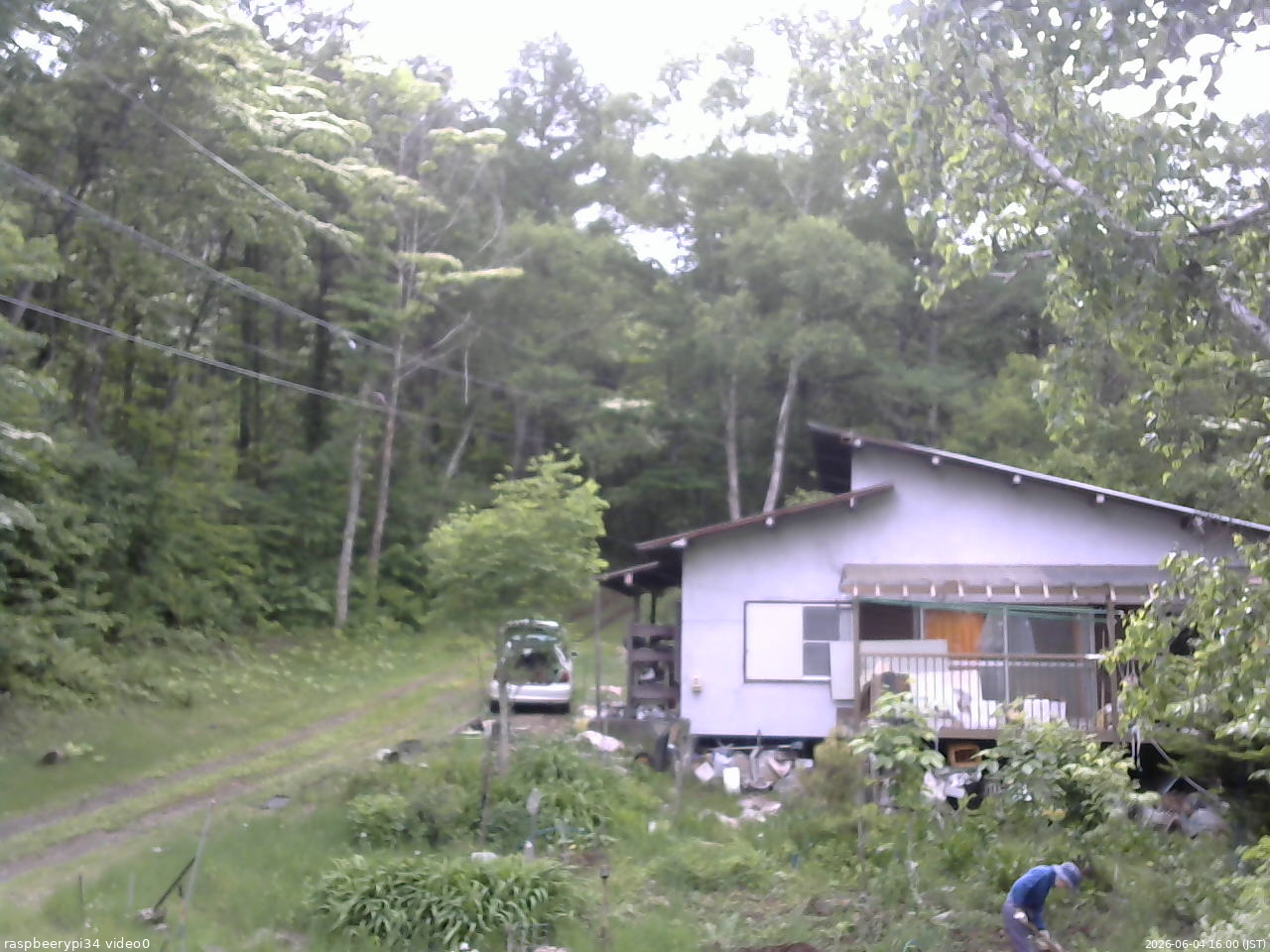 長野県菅平高原 ゆたか山荘 西側(坂上) 2026/06/04 16:00