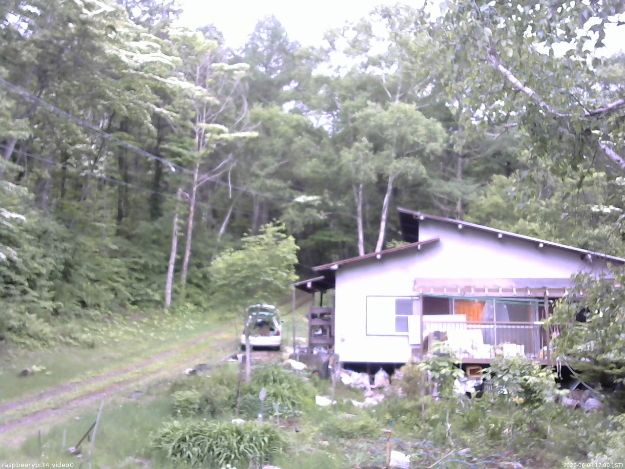 長野県菅平高原 ゆたか山荘 西側(坂上) 2026/06/04 17:00