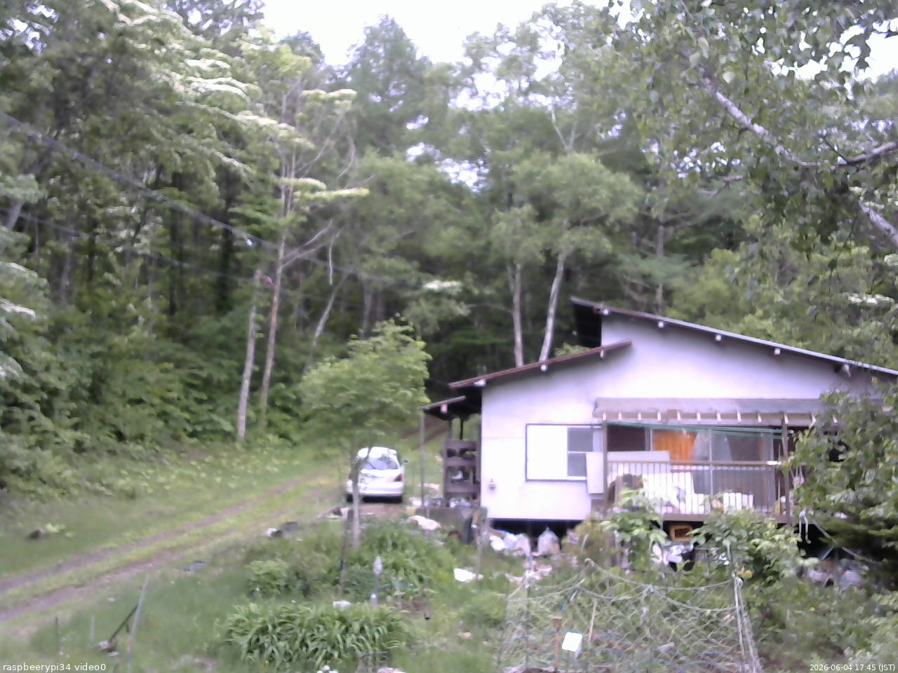 長野県菅平高原 ゆたか山荘 西側(坂上) 2026/06/04 17:45