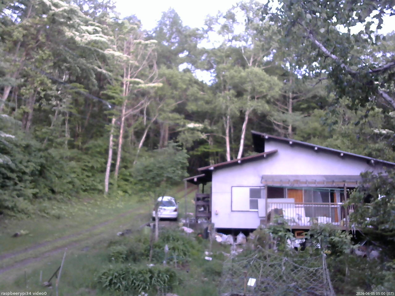 長野県菅平高原 ゆたか山荘 西側(坂上) 2026/06/05 05:00