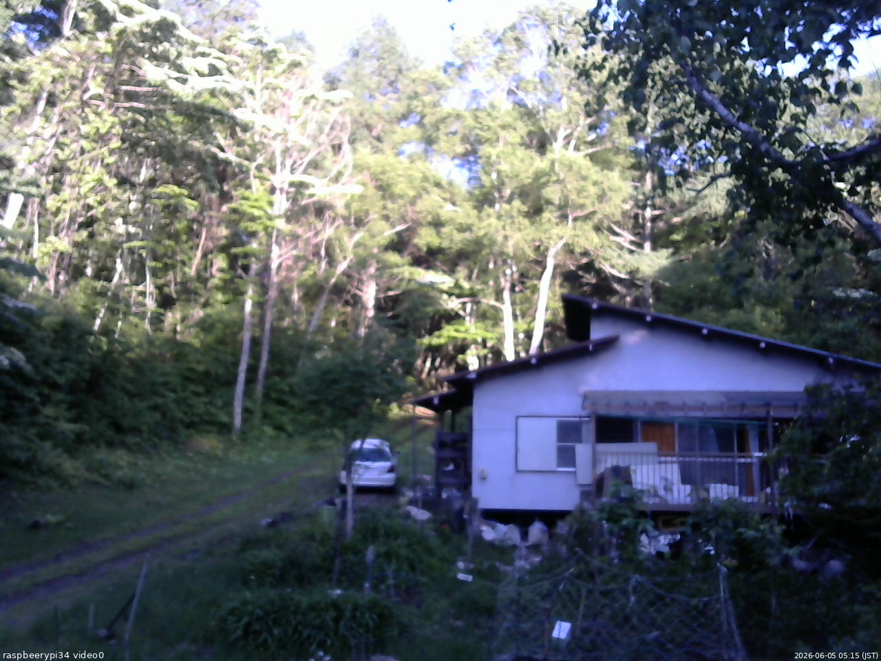 長野県菅平高原 ゆたか山荘 西側(坂上) 2026/06/05 05:15