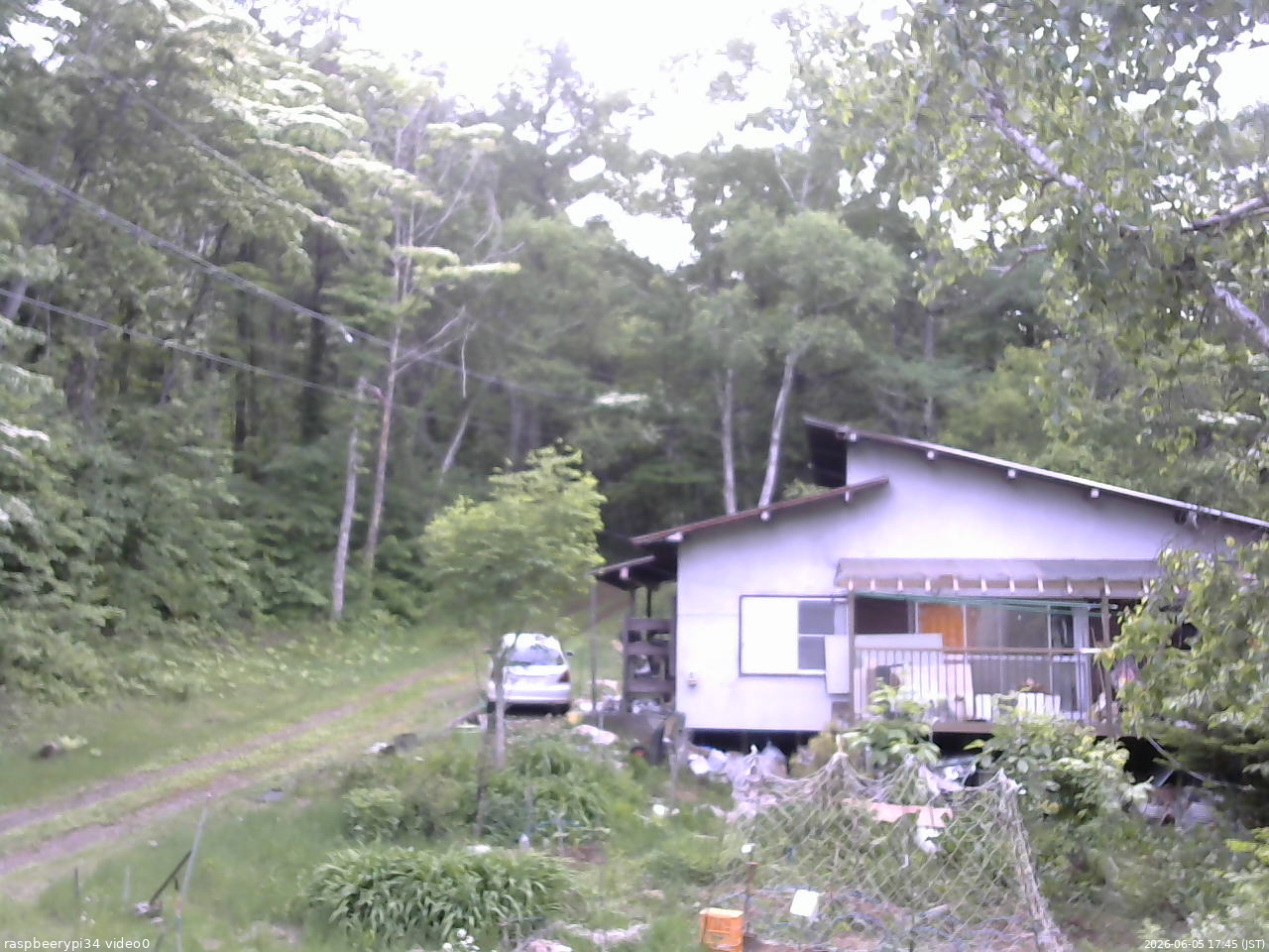 長野県菅平高原 ゆたか山荘 西側(坂上) 2026/06/05 17:45