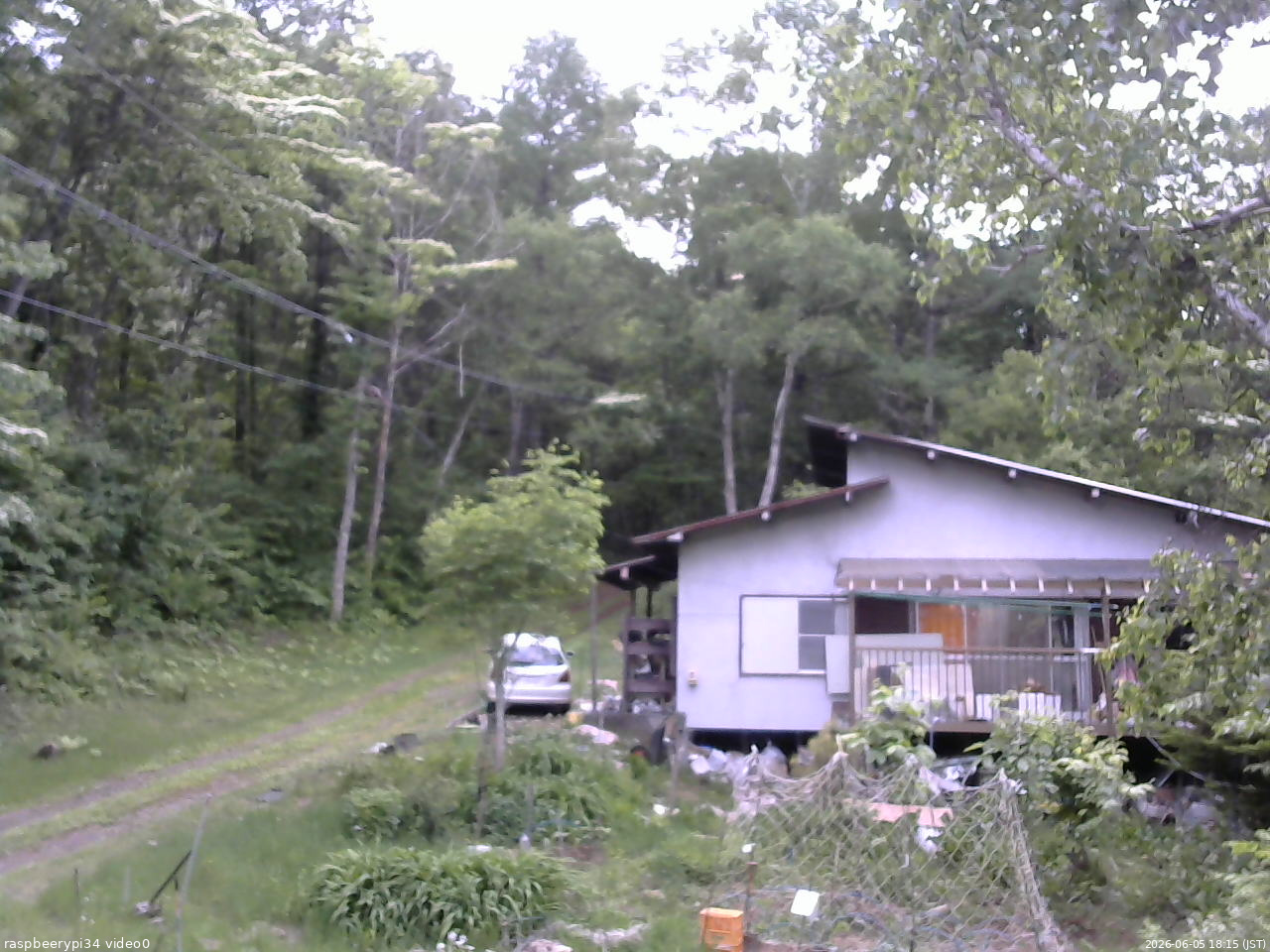 長野県菅平高原 ゆたか山荘 西側(坂上) 2026/06/05 18:15