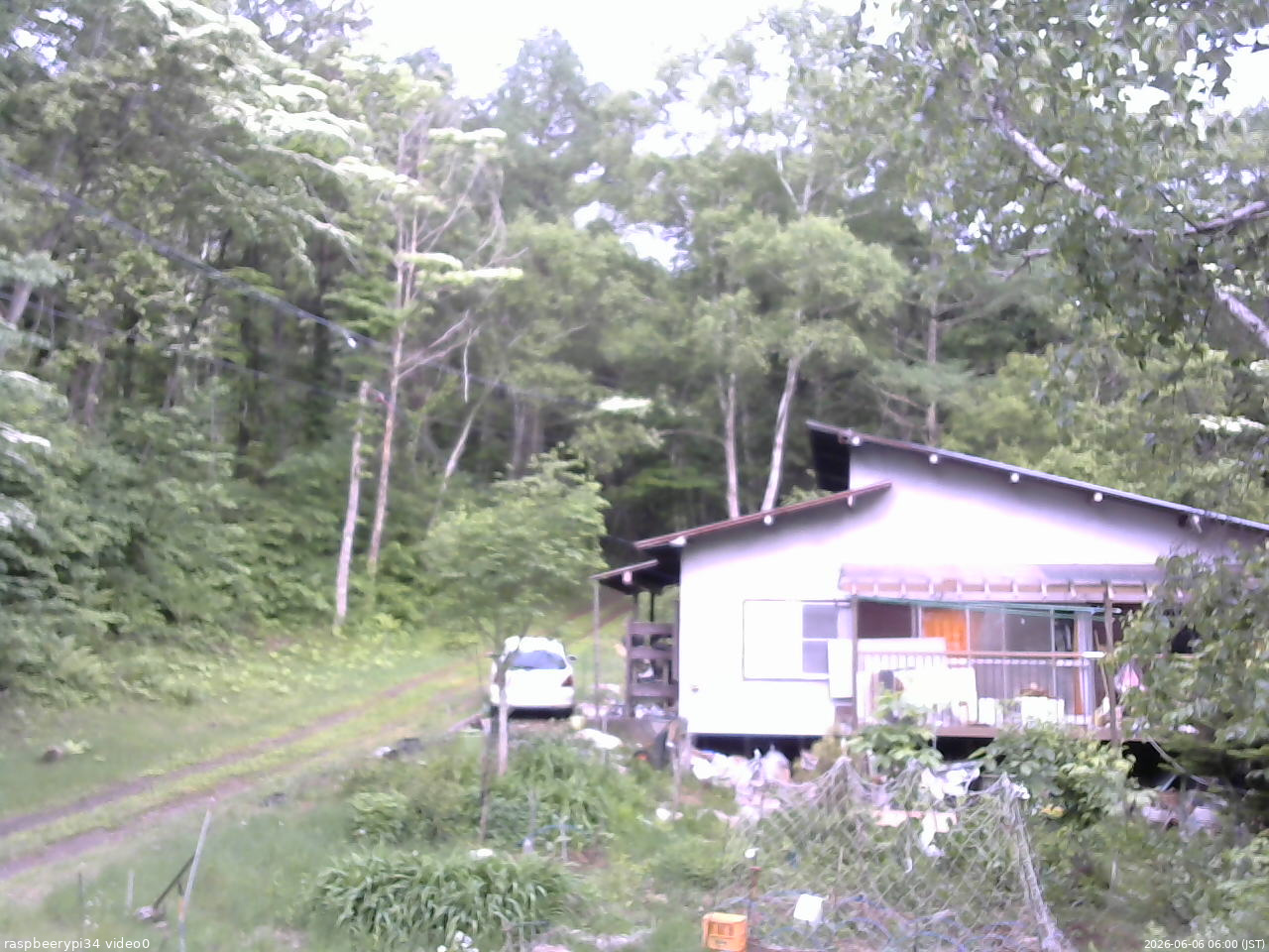 長野県菅平高原 ゆたか山荘 西側(坂上) 2026/06/06 06:00