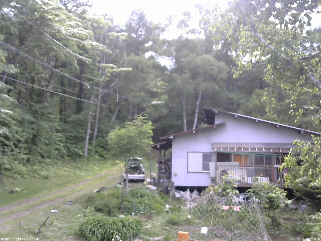 長野県菅平高原 ゆたか山荘 西側(坂上) 2026/06/06 16:00