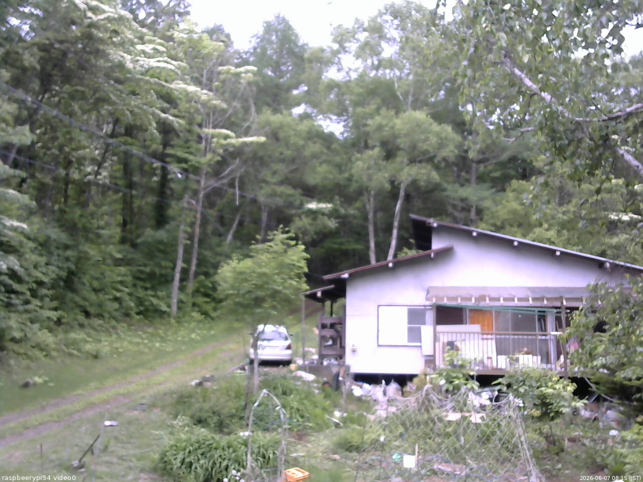 長野県菅平高原 ゆたか山荘 西側(坂上) 2026/06/07 08:15