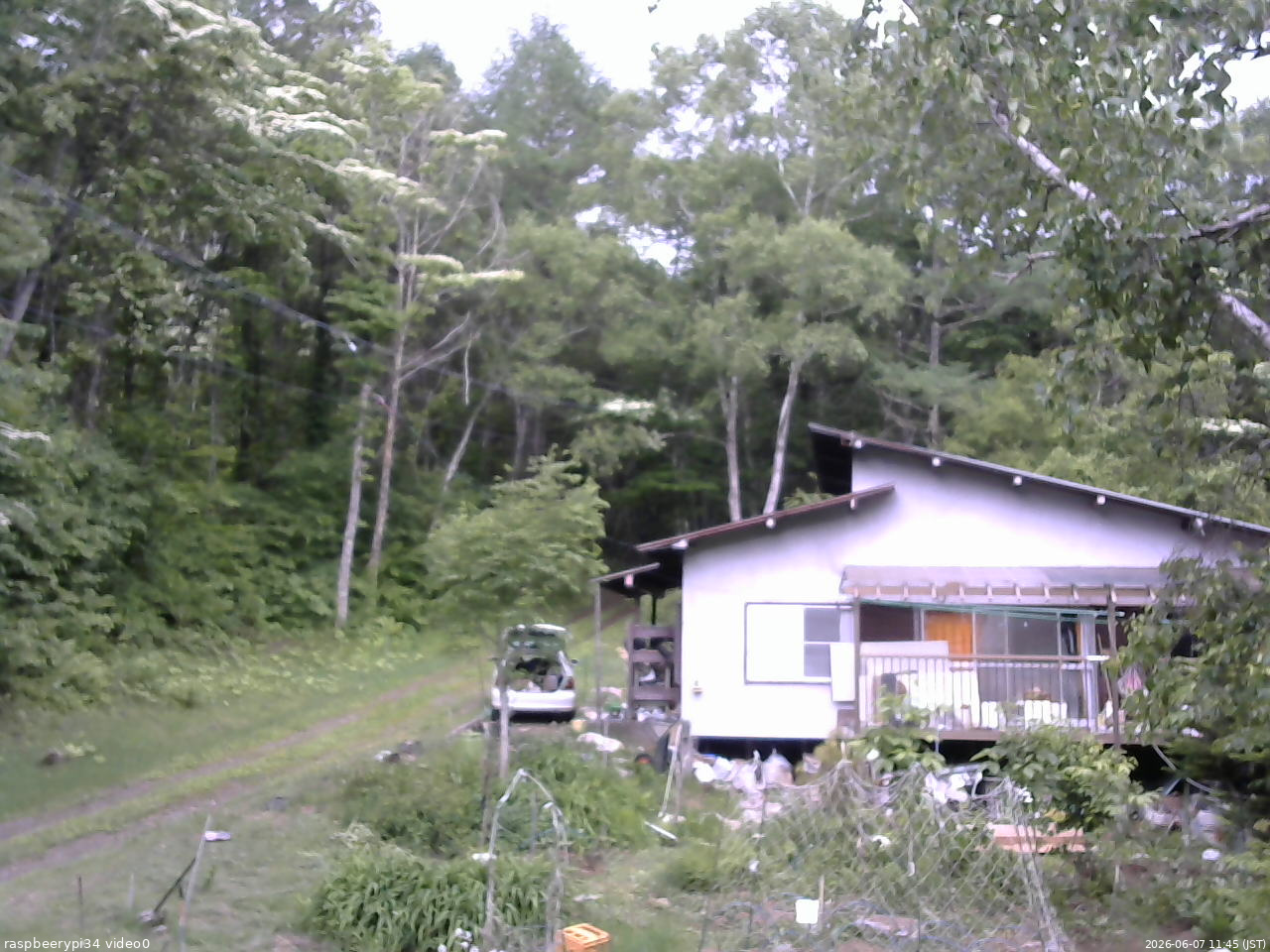 長野県菅平高原 ゆたか山荘 西側(坂上) 2026/06/07 11:45