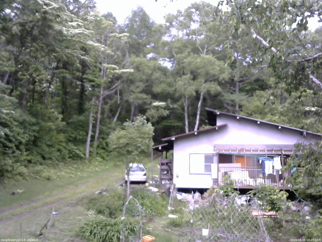 長野県菅平高原 ゆたか山荘 西側(坂上) 2026/06/08 08:45