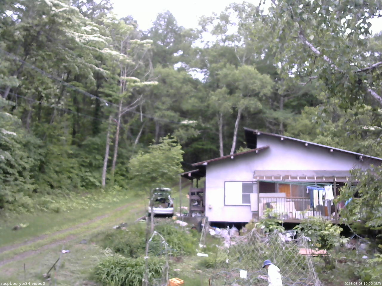 長野県菅平高原 ゆたか山荘 西側(坂上) 2026/06/08 10:00