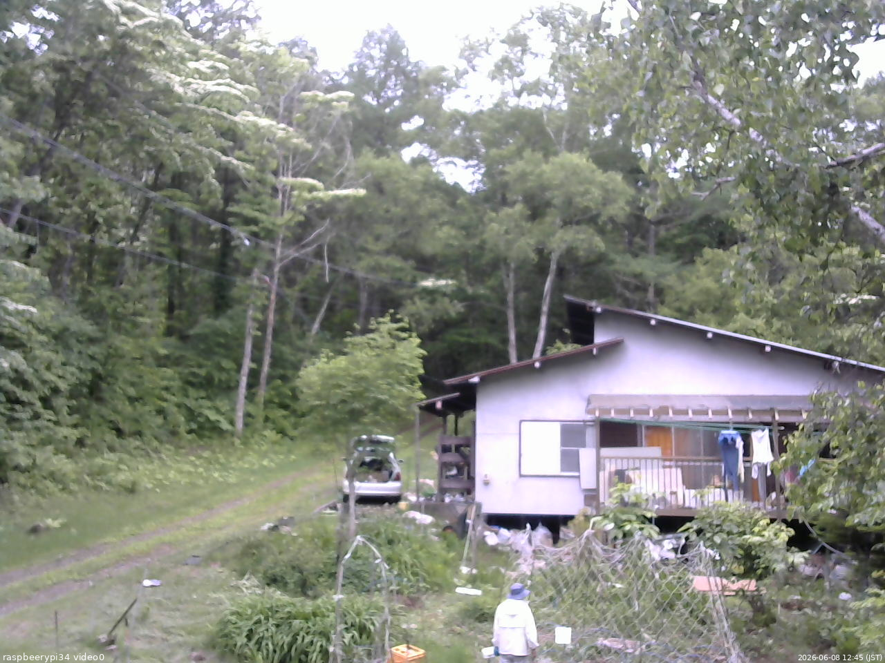 長野県菅平高原 ゆたか山荘 西側(坂上) 2026/06/08 12:45