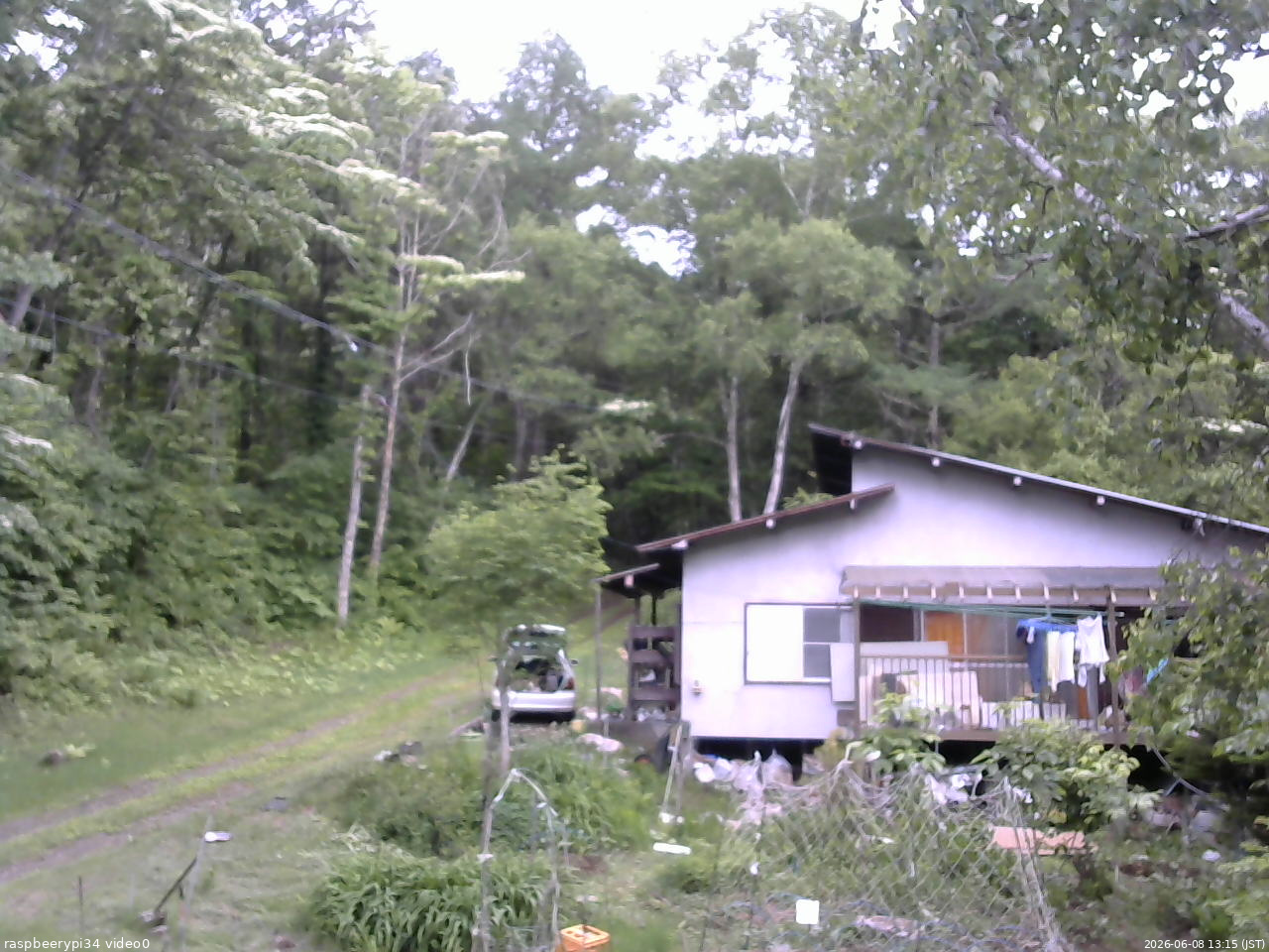 長野県菅平高原 ゆたか山荘 西側(坂上) 2026/06/08 13:15
