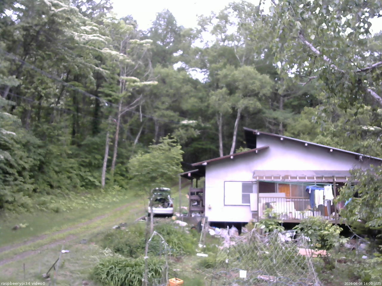 長野県菅平高原 ゆたか山荘 西側(坂上) 2026/06/08 14:00