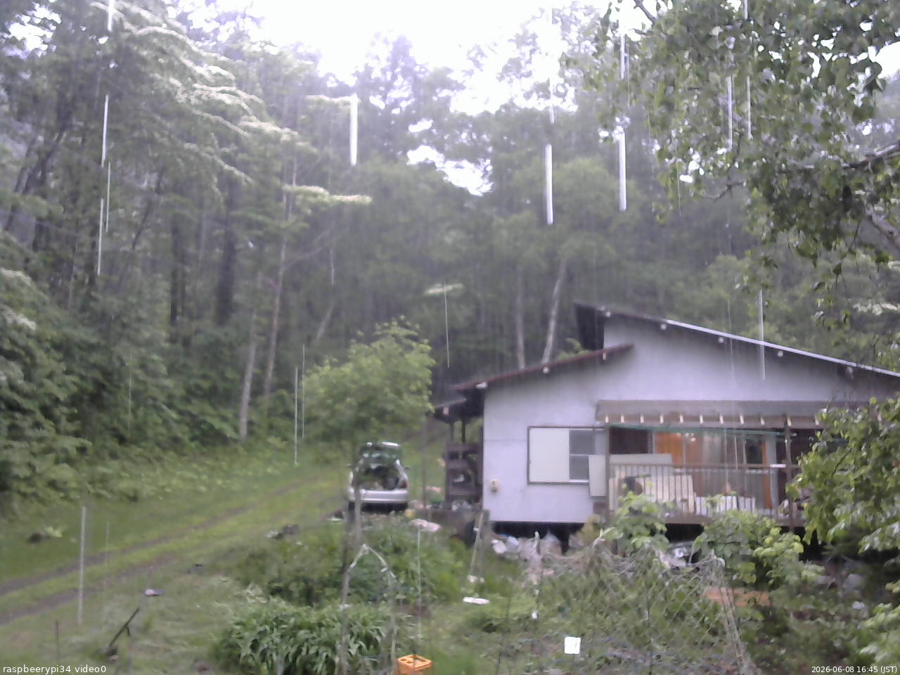 長野県菅平高原 ゆたか山荘 西側(坂上) 2026/06/08 16:45