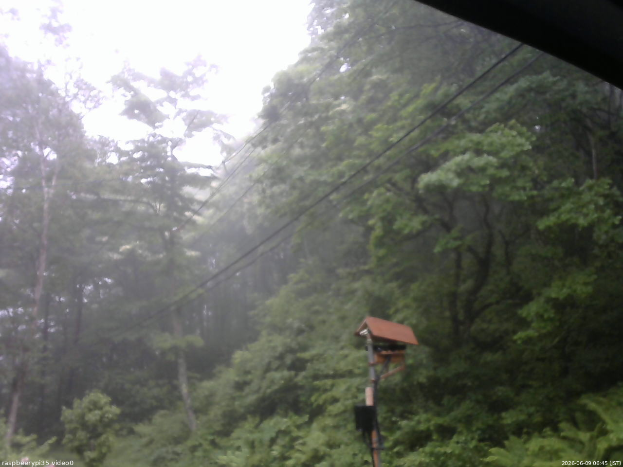長野県菅平高原 ゆたか山荘 温度計 2026/06/09 06:45