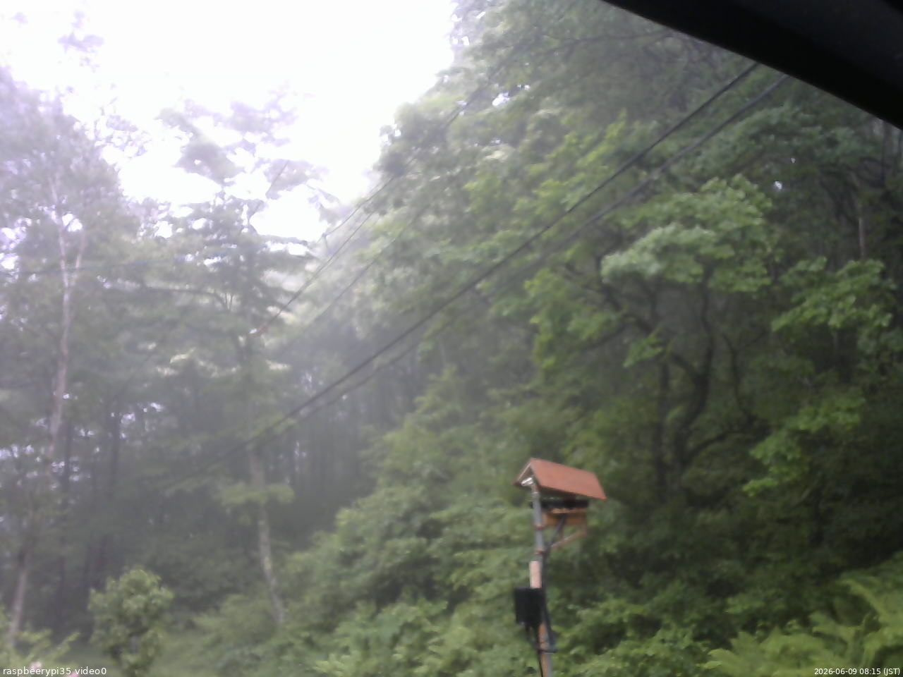 長野県菅平高原 ゆたか山荘 温度計 2026/06/09 08:15