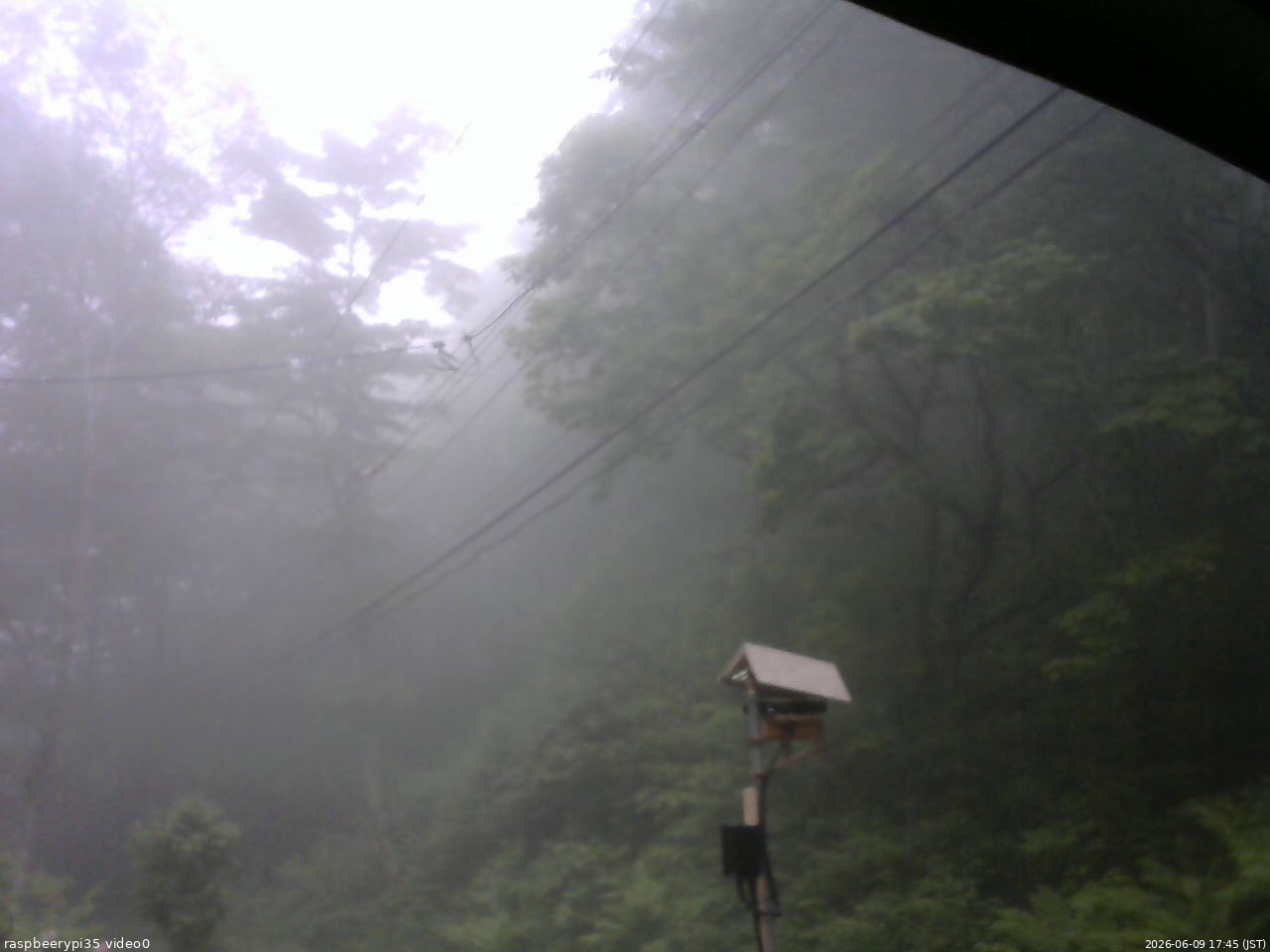 長野県菅平高原 ゆたか山荘 温度計 2026/06/09 17:45