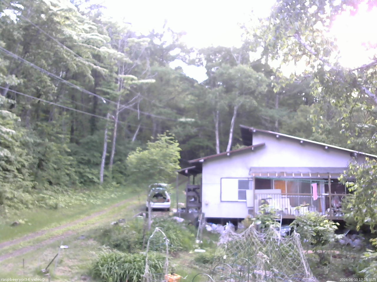長野県菅平高原 ゆたか山荘 西側(坂上) 2026/06/10 17:15