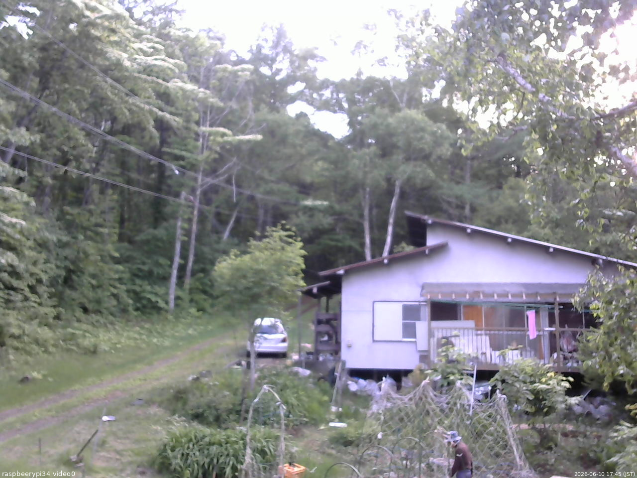 長野県菅平高原 ゆたか山荘 西側(坂上) 2026/06/10 17:45