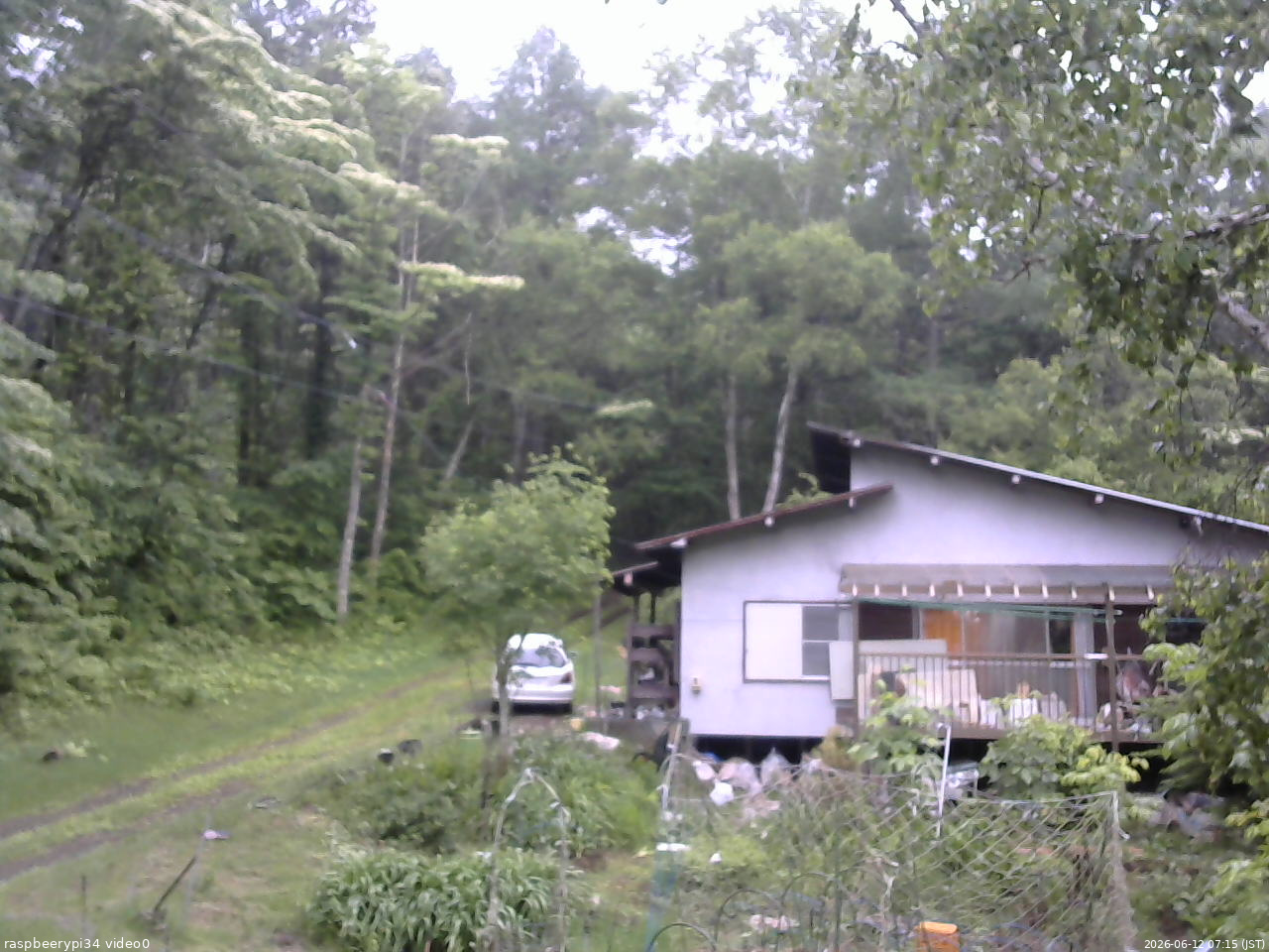 長野県菅平高原 ゆたか山荘 西側(坂上) 2026/06/12 07:15