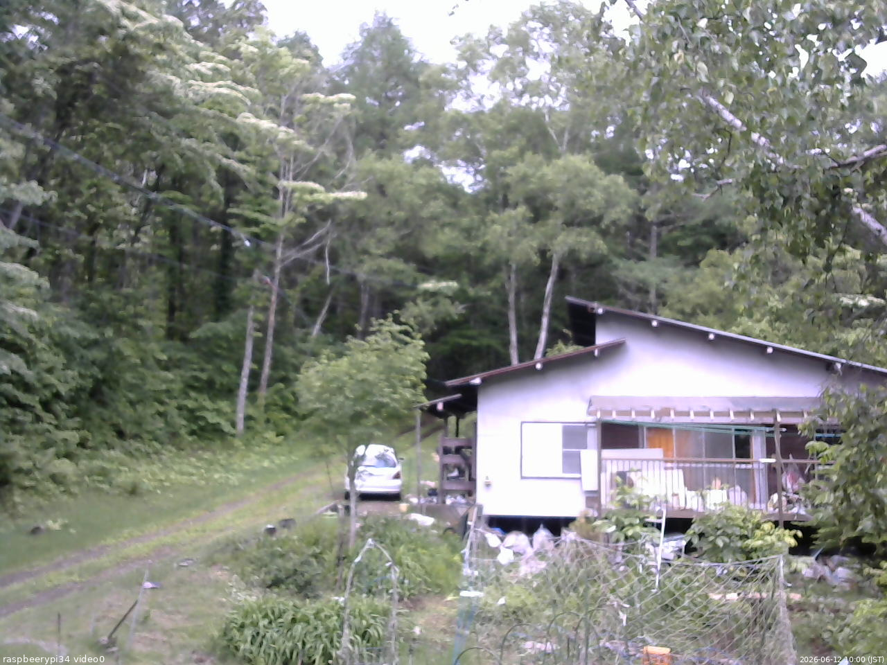 長野県菅平高原 ゆたか山荘 西側(坂上) 2026/06/12 10:00