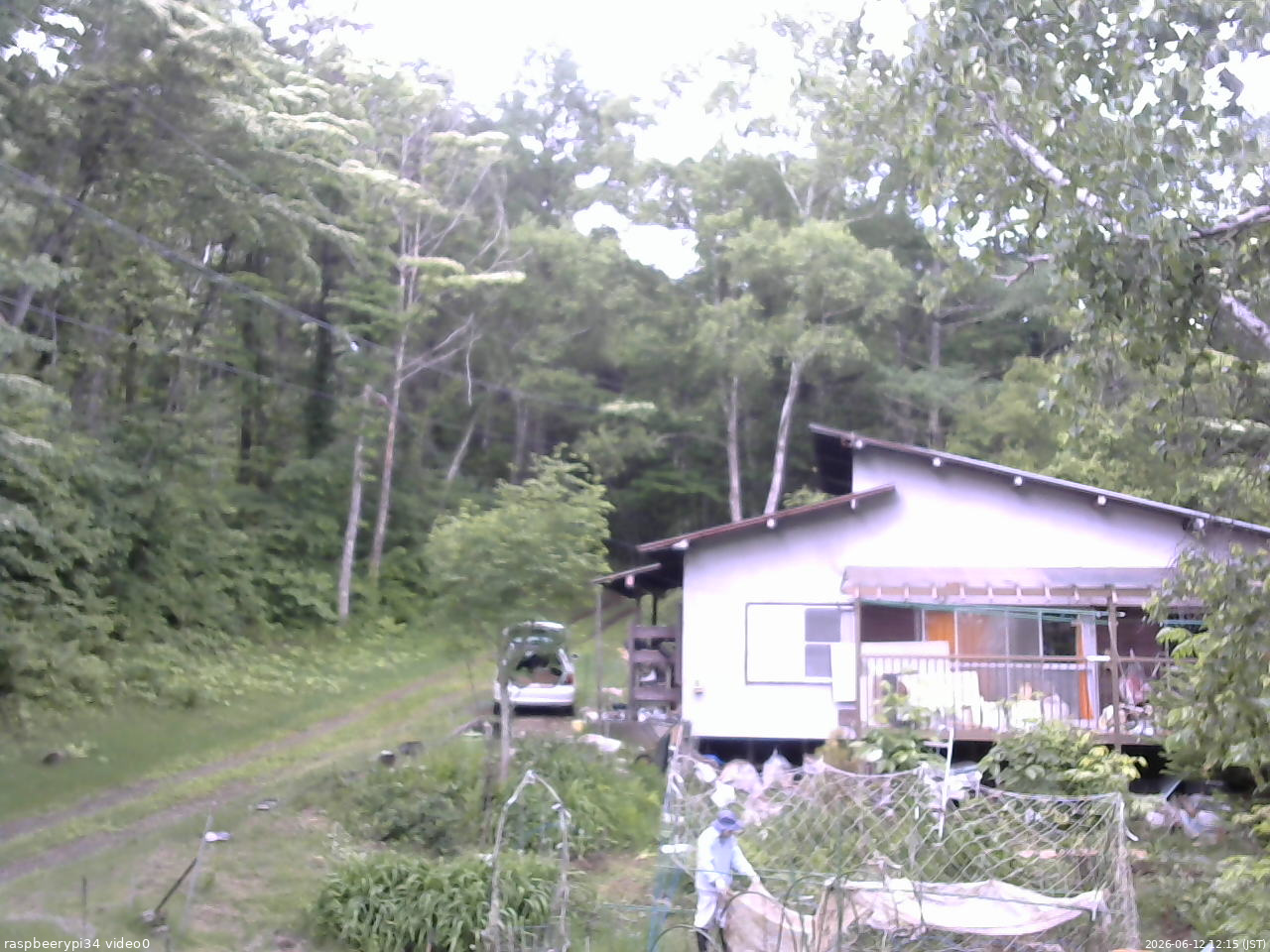 長野県菅平高原 ゆたか山荘 西側(坂上) 2026/06/12 12:15