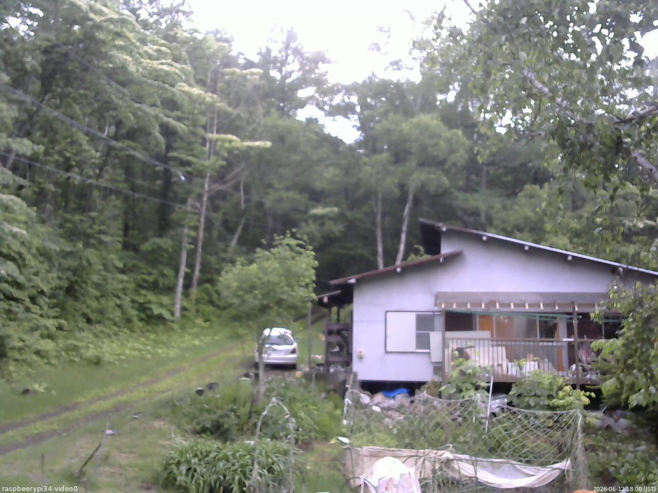 長野県菅平高原 ゆたか山荘 西側(坂上) 2026/06/12 18:00