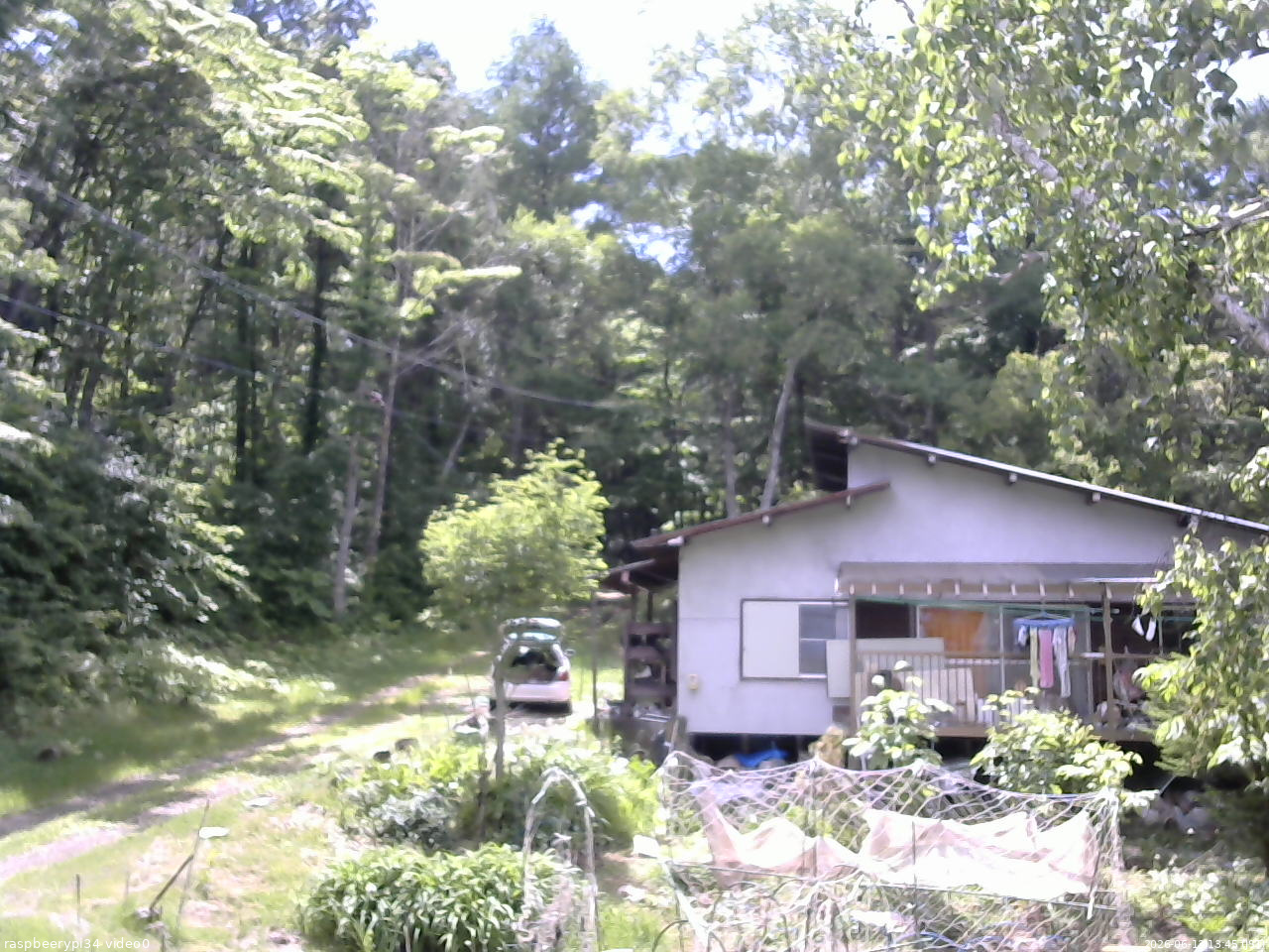 長野県菅平高原 ゆたか山荘 西側(坂上) 2026/06/13 13:45