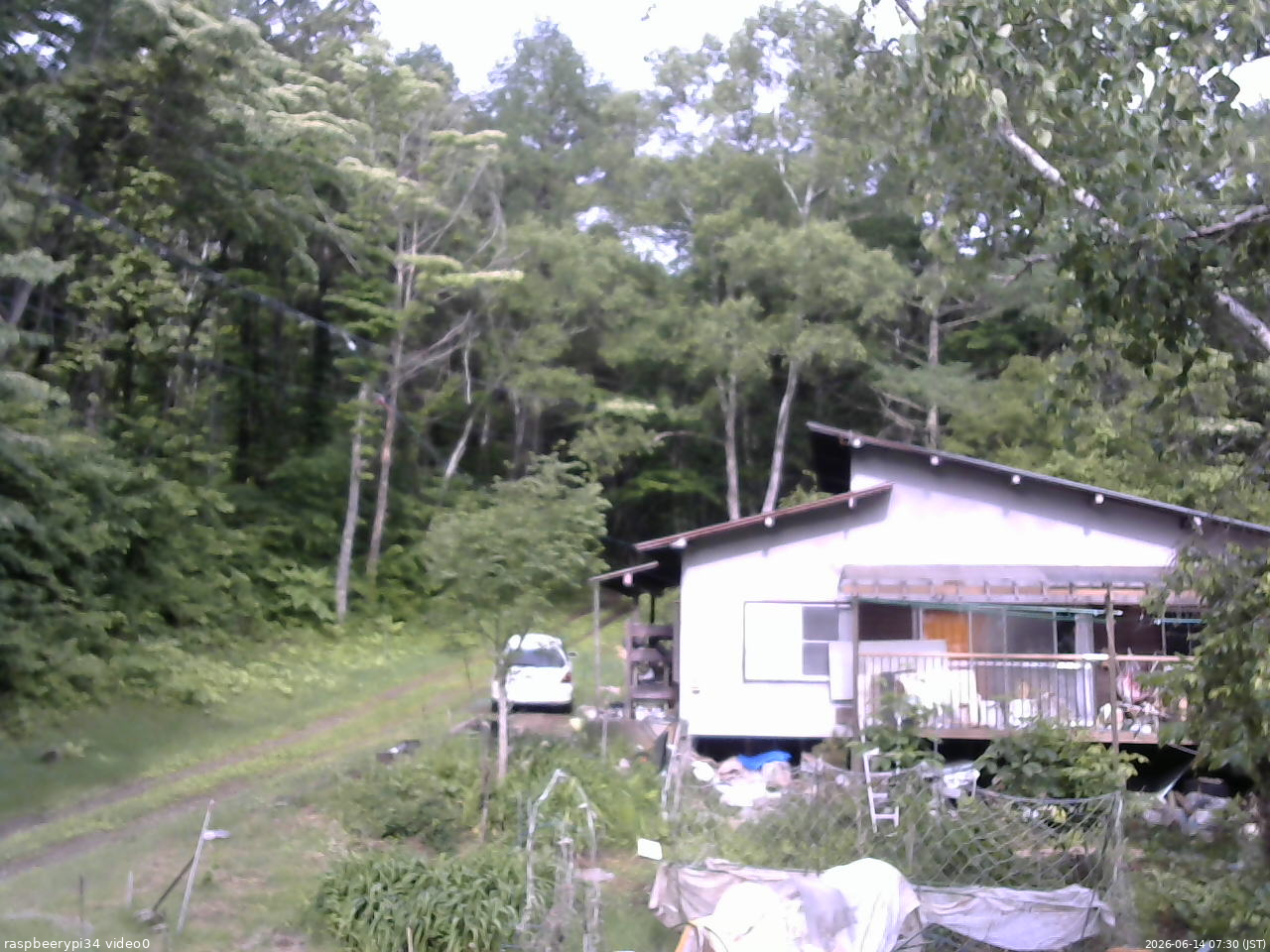 長野県菅平高原 ゆたか山荘 西側(坂上) 2026/06/14 07:30