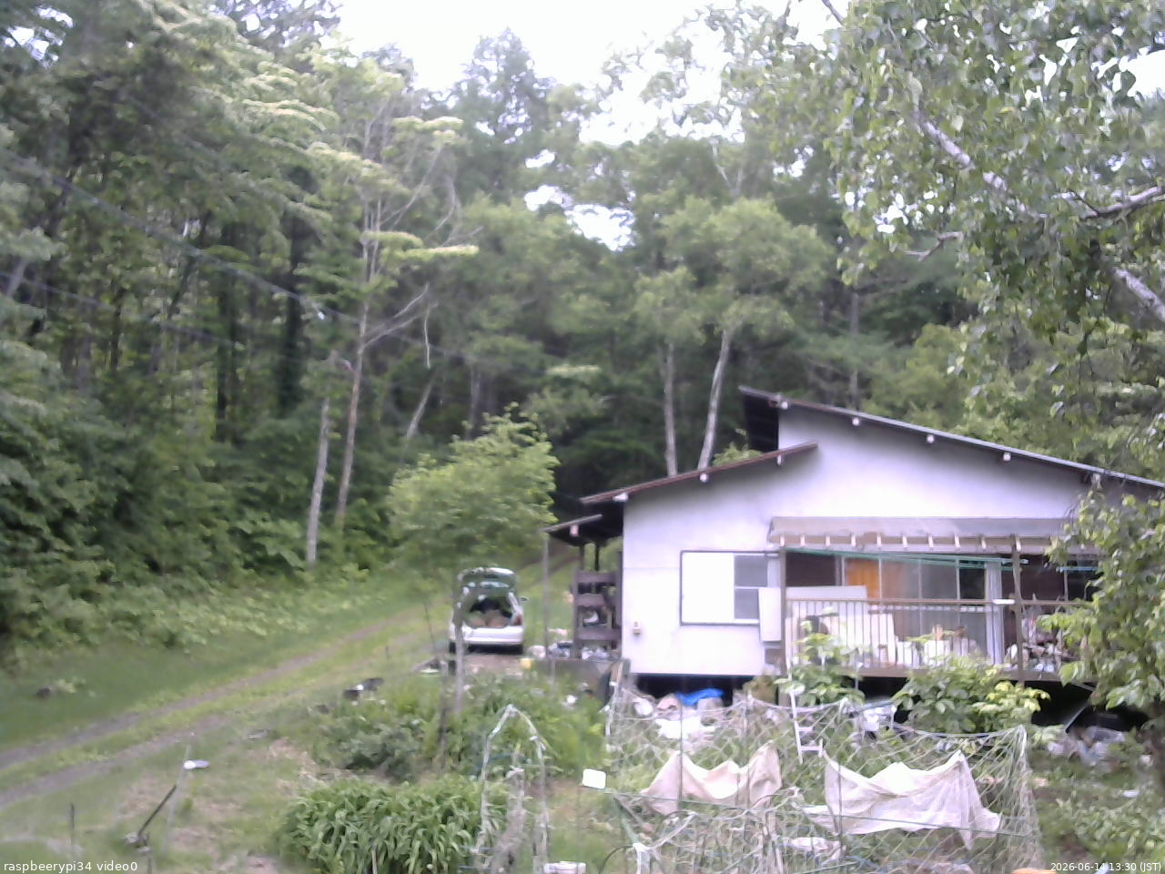 長野県菅平高原 ゆたか山荘 西側(坂上) 2026/06/14 13:30