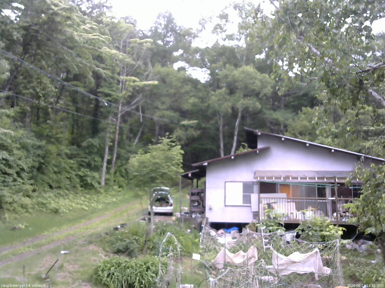 長野県菅平高原 ゆたか山荘 西側(坂上) 2026/06/14 14:15