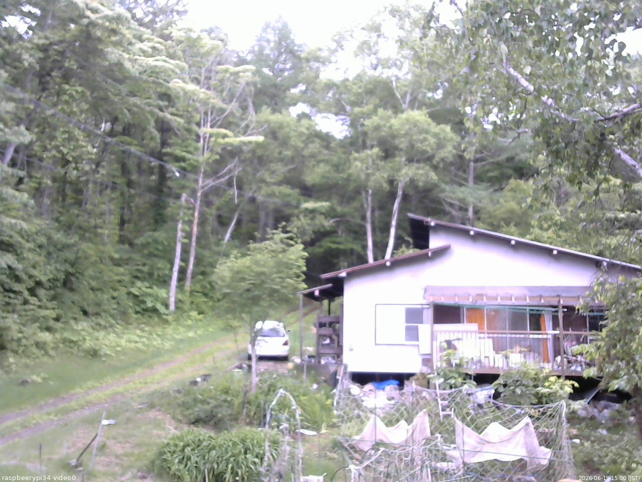 長野県菅平高原 ゆたか山荘 西側(坂上) 2026/06/15 15:00