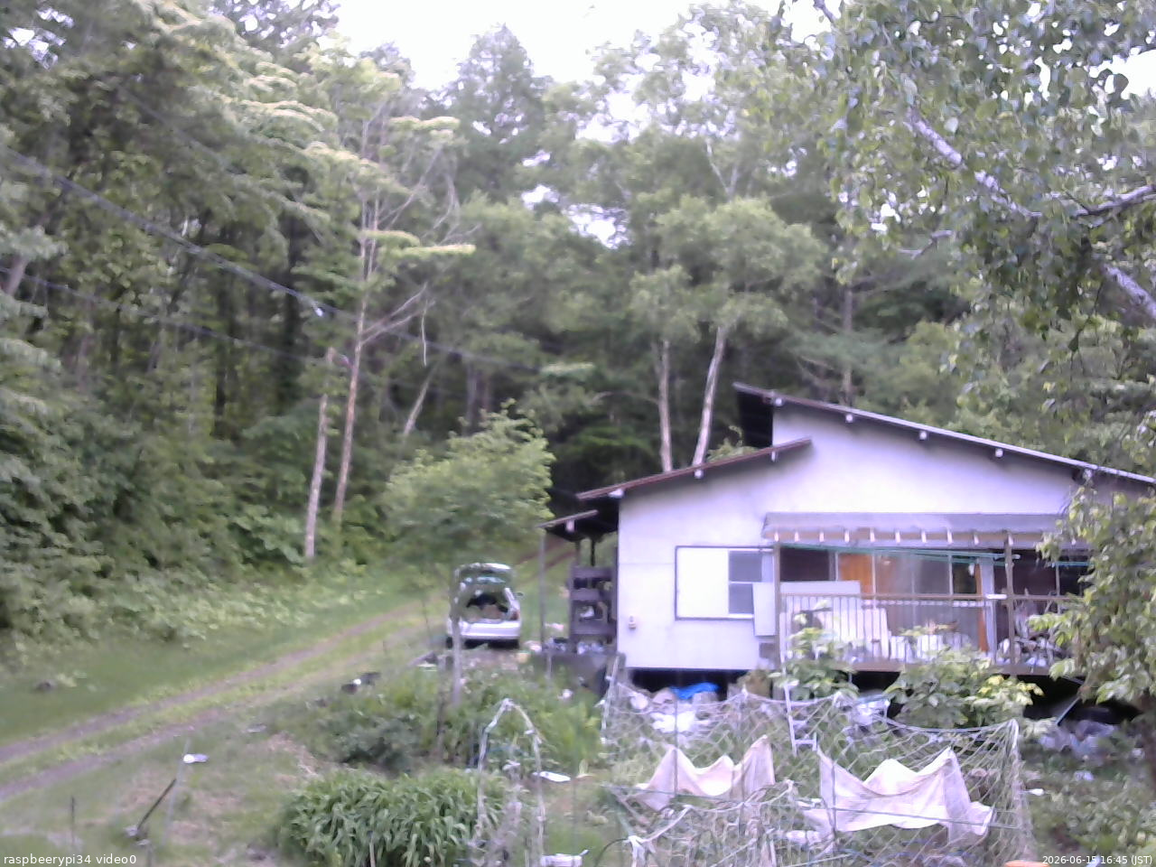 長野県菅平高原 ゆたか山荘 西側(坂上) 2026/06/15 16:45