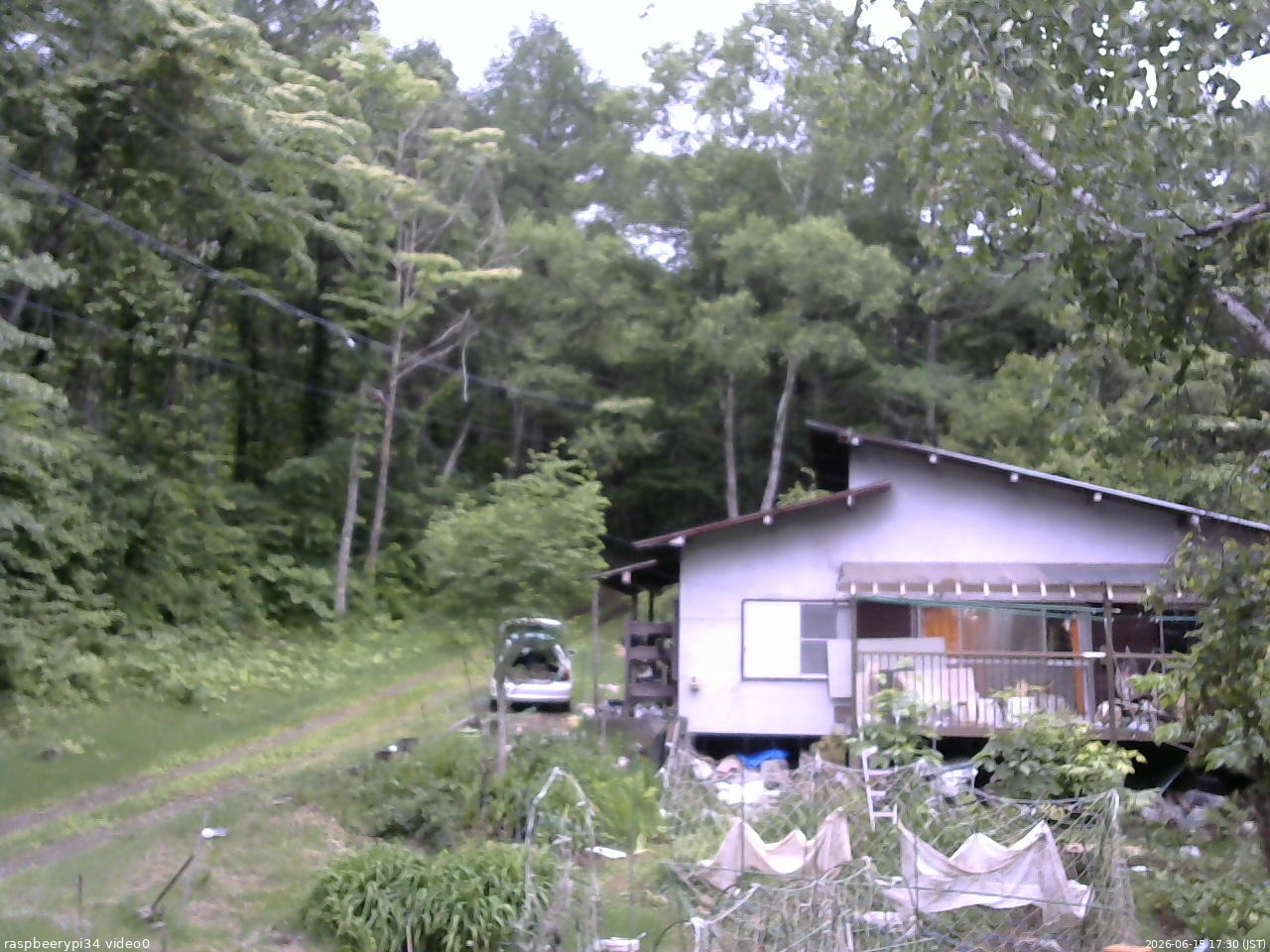 長野県菅平高原 ゆたか山荘 西側(坂上) 2026/06/15 17:30