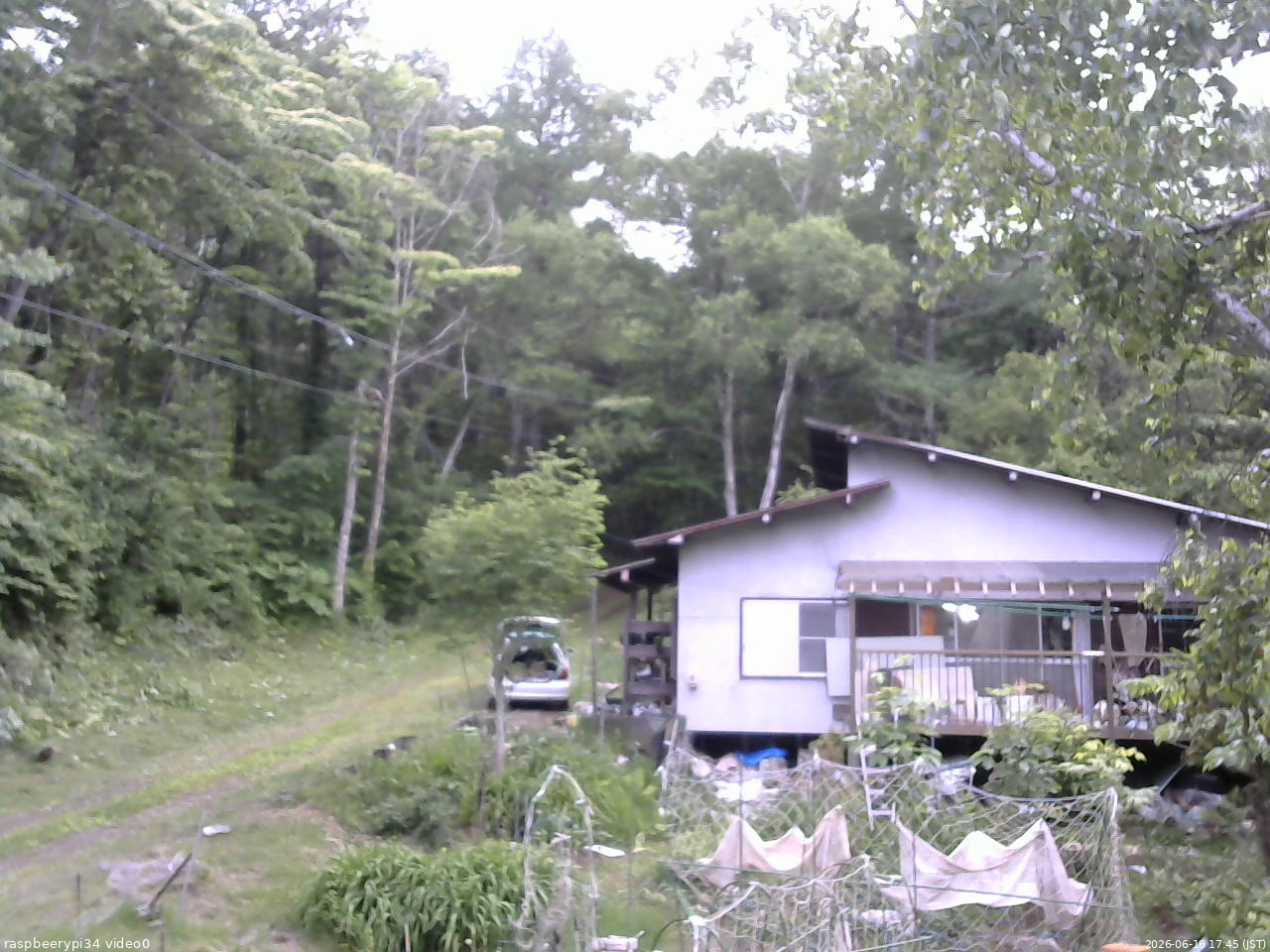 長野県菅平高原 ゆたか山荘 西側(坂上) 2026/06/16 17:45
