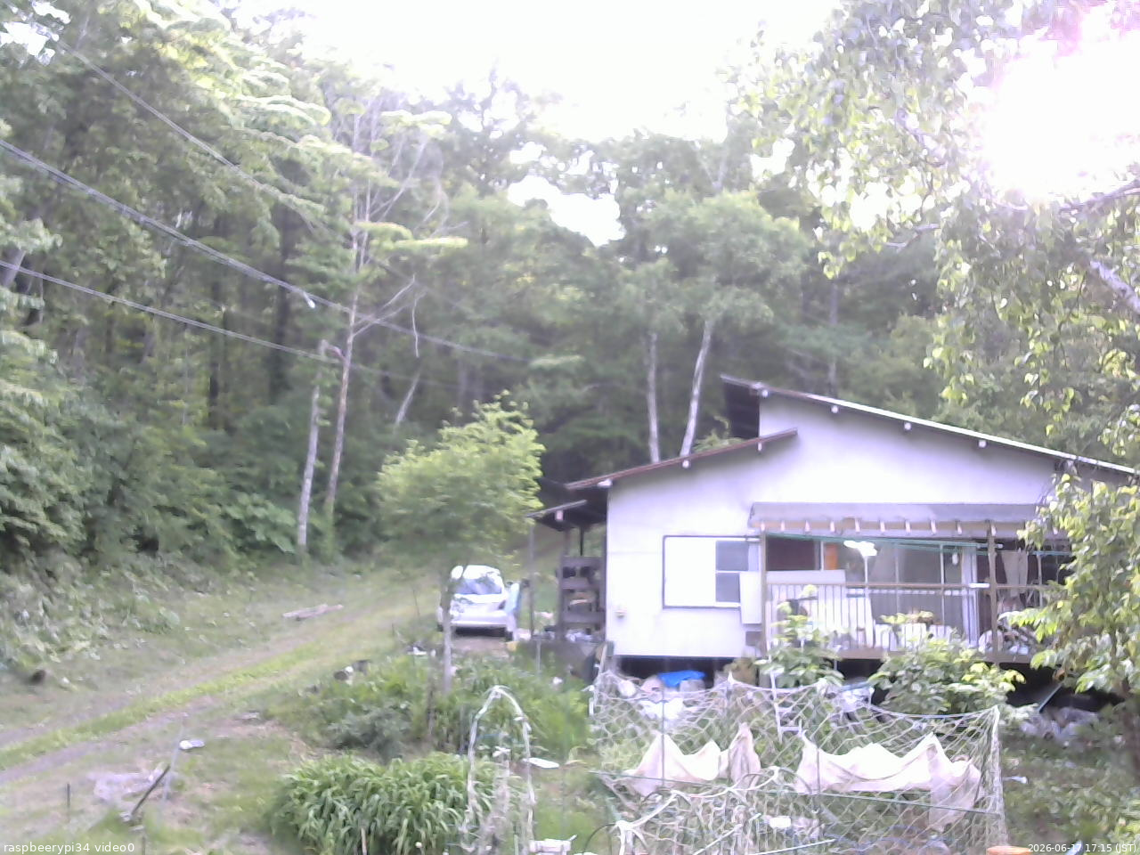 長野県菅平高原 ゆたか山荘 西側(坂上) 2026/06/17 17:15