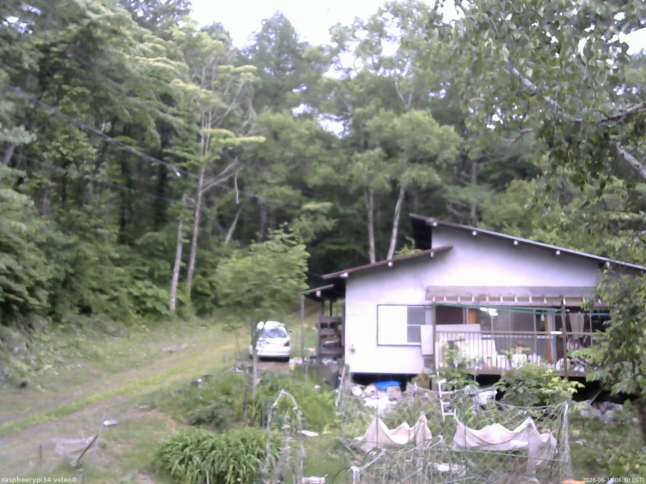 長野県菅平高原 ゆたか山荘 西側(坂上) 2026/06/18 06:30