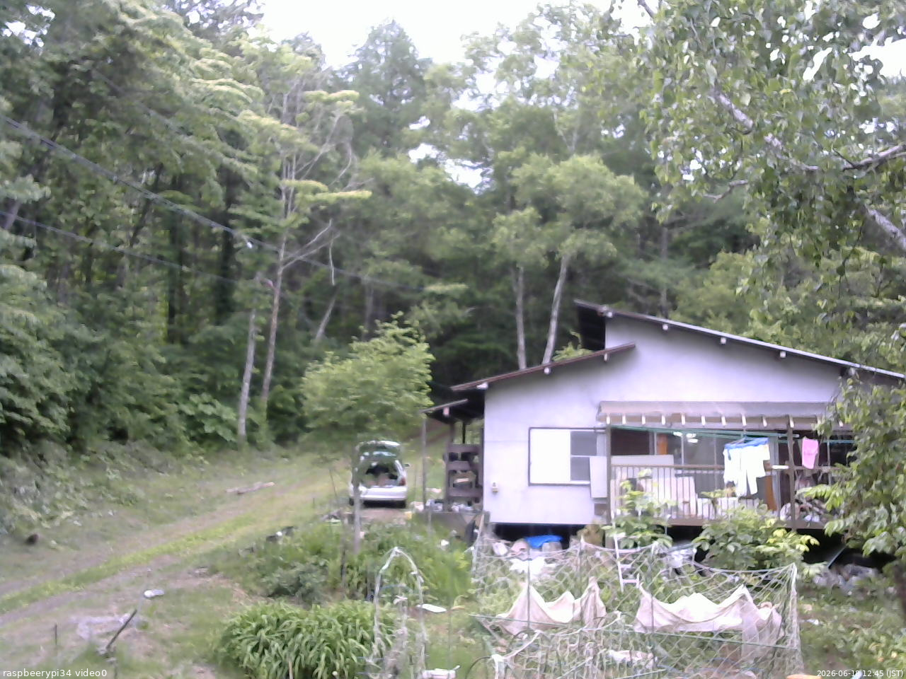 長野県菅平高原 ゆたか山荘 西側(坂上) 2026/06/18 12:45